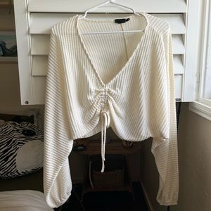 Out From Under Long sleeve cropped shirt